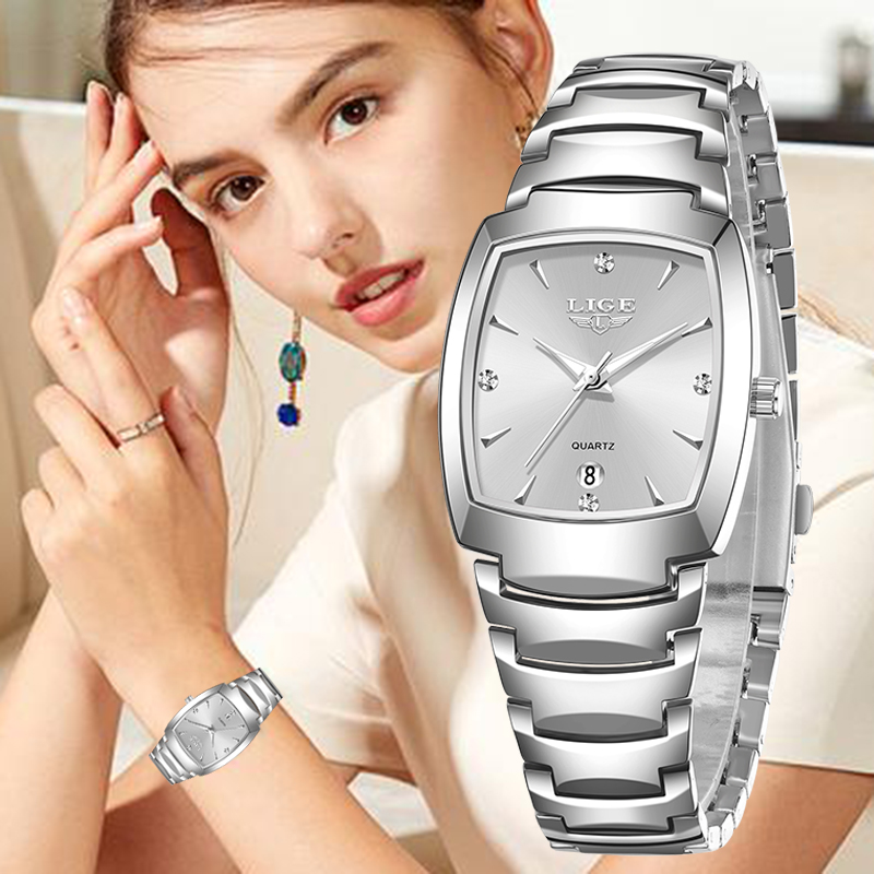 Luxury Watch Ladies - LIGE 2026 Neue Damen-Armbanduhr Business Luxus