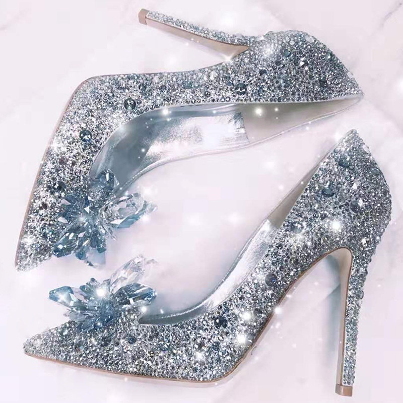 Luxury Watch For Girls - Damenschuhe Luxus Strass High Heels Damen