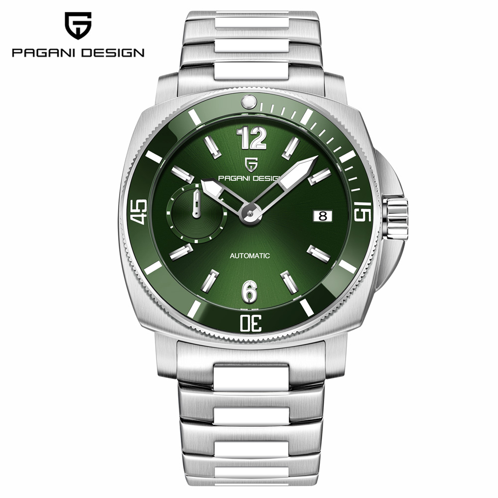 Luxury Watch Green Dial - PAGANI DESIGN Herrenuhr, luxuriöse mechanische Uhren