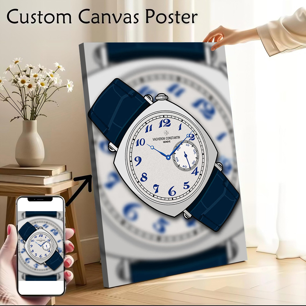 Luxury Watch Vacheron Constantin - Vacheron Constantin Uhr Gedrucktes Leinwand-Poster Benutzerdefinierte