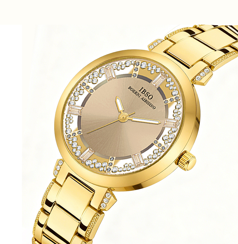 Luxury Watch Green Dial - Luxus Marke Frauen Uhren Goldene Stahl