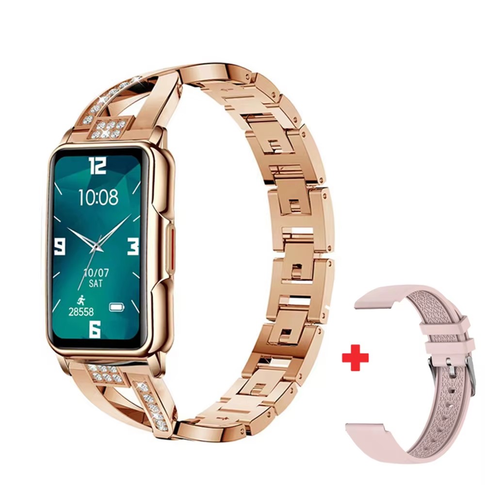Luxury Watch German - Damen Smartwatch Luxus-Diamantuhren mit Herzfrequenzmesser Fitness-Tracker