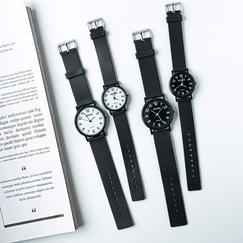 Luxury Watch For Girls - Einfache schwarze Uhr Quarzuhren für Frauen