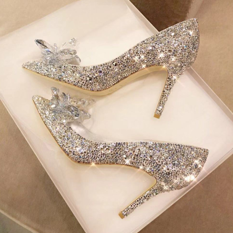Damenschuhe Luxus Strass High  – Luxury Watch For Girls Bewertung und Preis