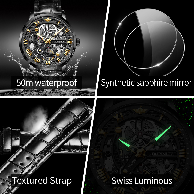 OUPINKE 3173 Original Lederban – Chronograph Flyback Watch Bewertung und Preis