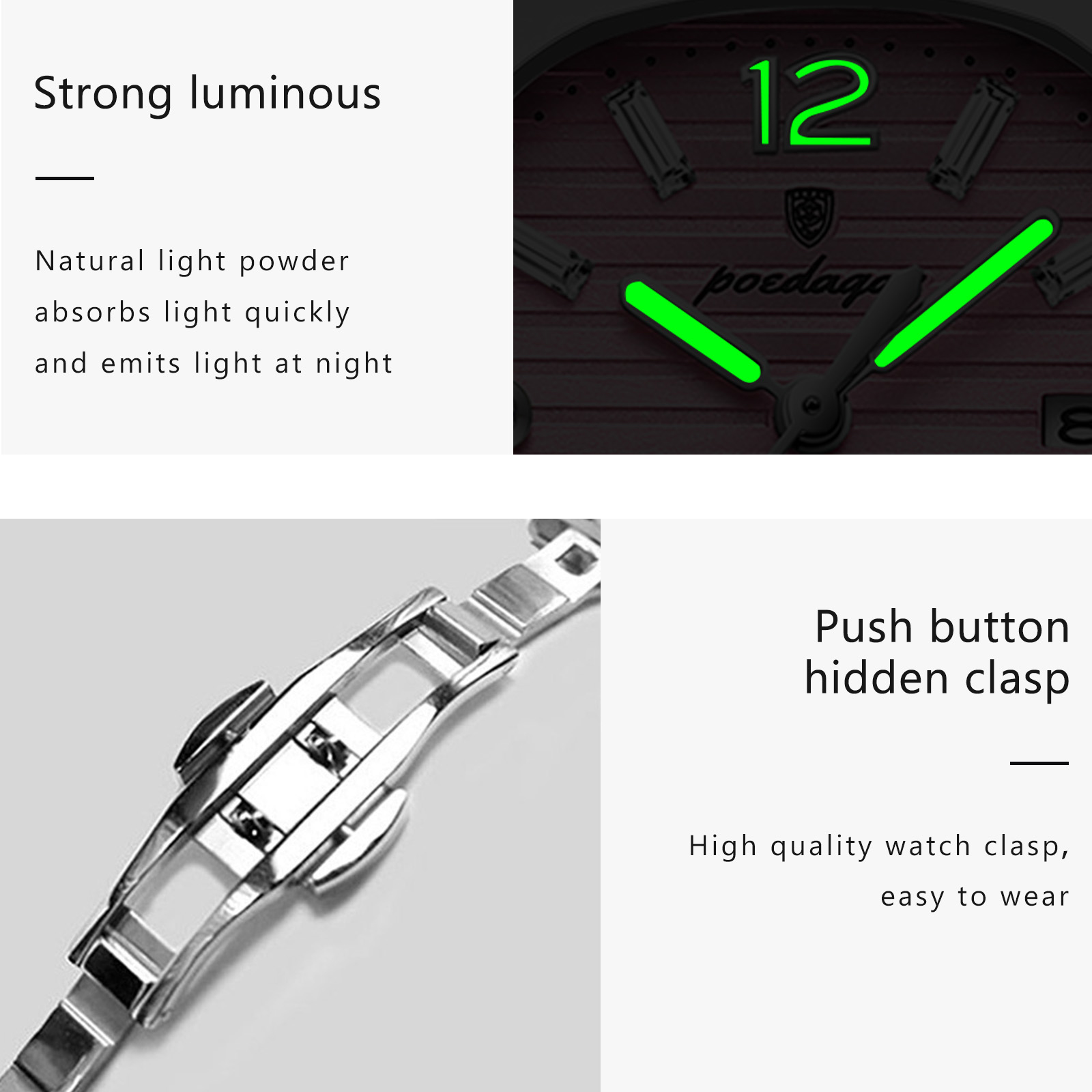 POEDAGAR Platz Mode Frau Armba – Luxury Watch Ladies Bewertung und Preis