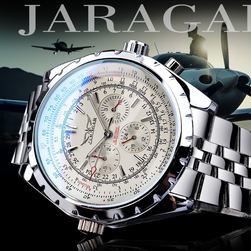 JARAGAR 212 Elegante automatis – Chronograph Flyback Watch Bewertung und Preis