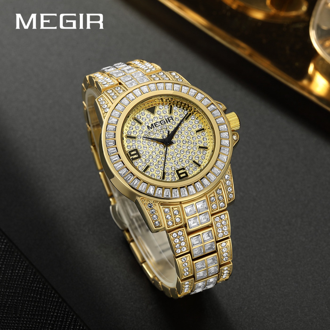 MEGIR Luxus Diamant-Uhren Unis – Luxury Watch Diamond Bewertung und Preis