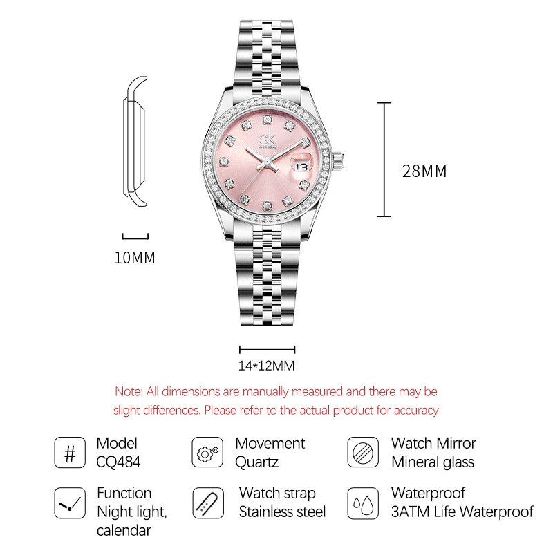 UTHAI CQ484 Modische Damenuhr, – Luxury Watch Diamond Bewertung und Preis