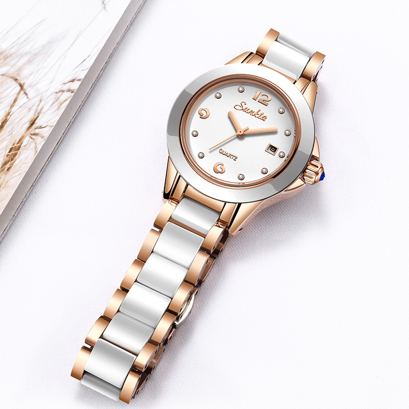 Sunkta Mode Lässig Quarz Frau  – Luxury Watch Ladies Bewertung und Preis