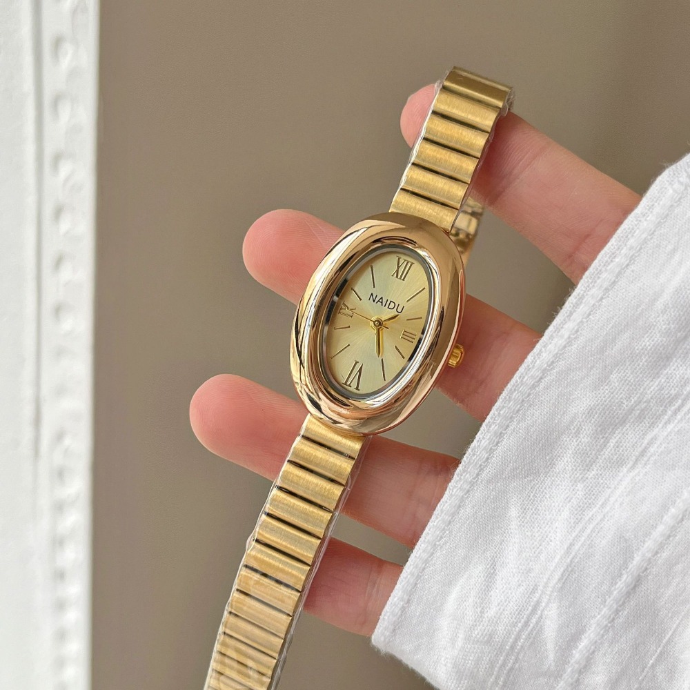 Luxus Marke Gold Oval Frauen Q – Luxury Watch For Girls Bewertung und Preis