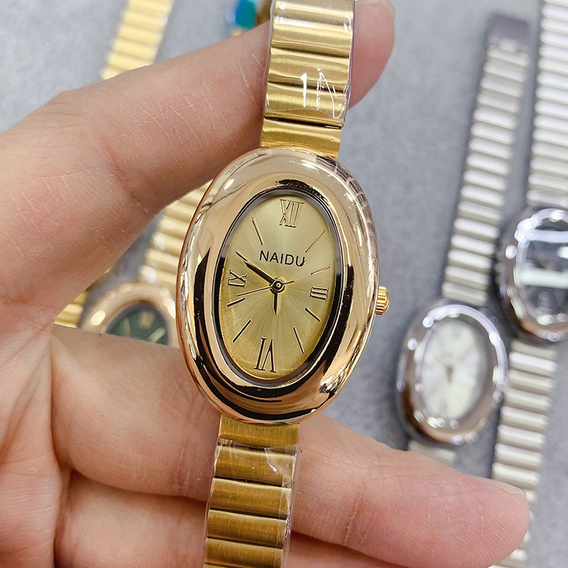 Luxus Marke Gold Oval Frauen Q – Luxury Watch For Girls Bewertung und Preis