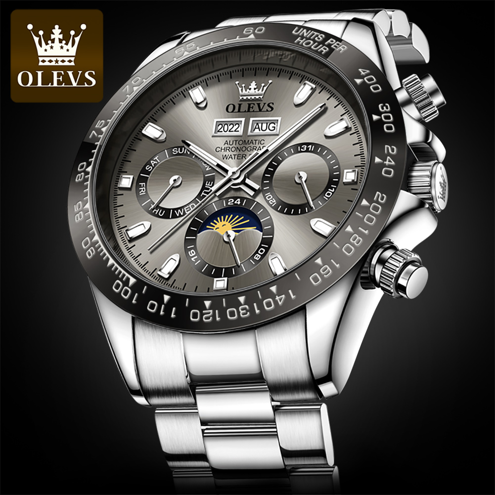 OLEVS 6654 Luxus-Herrenuhr, Ch – Chronograph Flyback Watch Bewertung und Preis