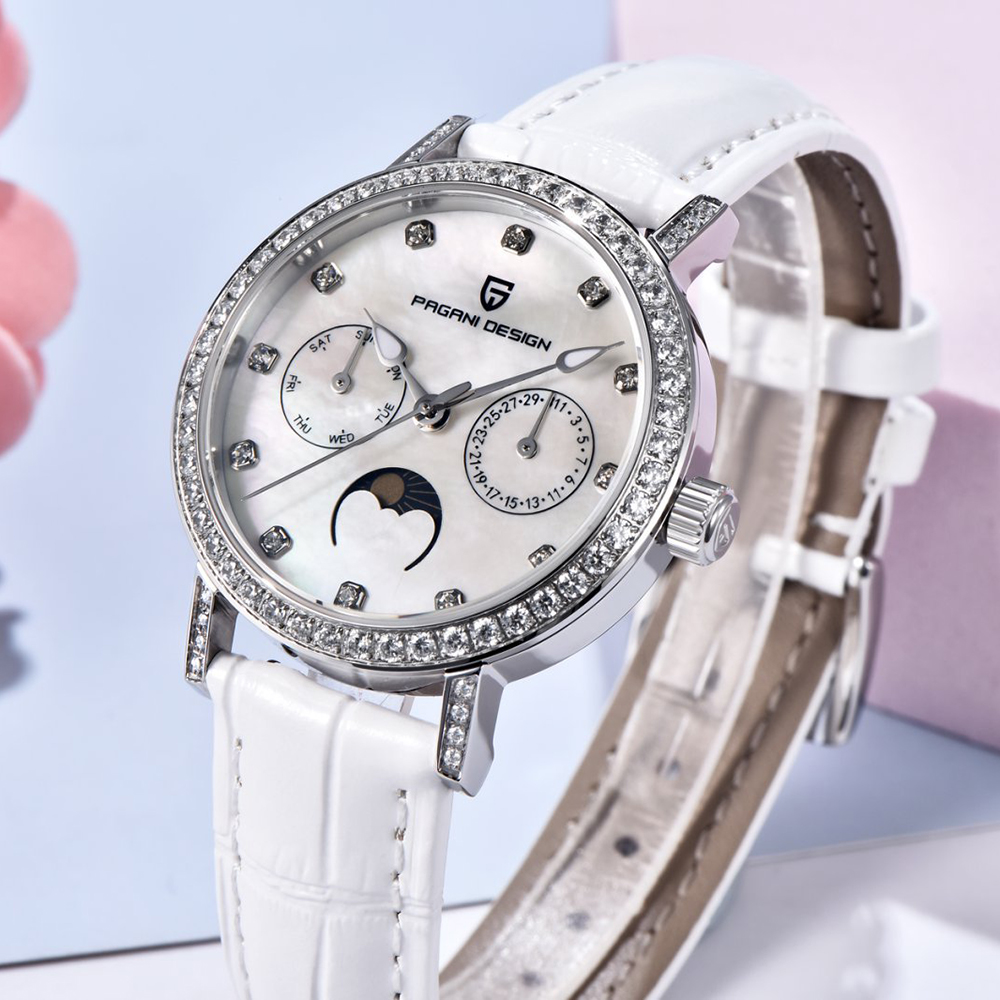 PAGANI DESIGN Damen-Quarzuhr m – Luxury Watch Diamond Bewertung und Preis
