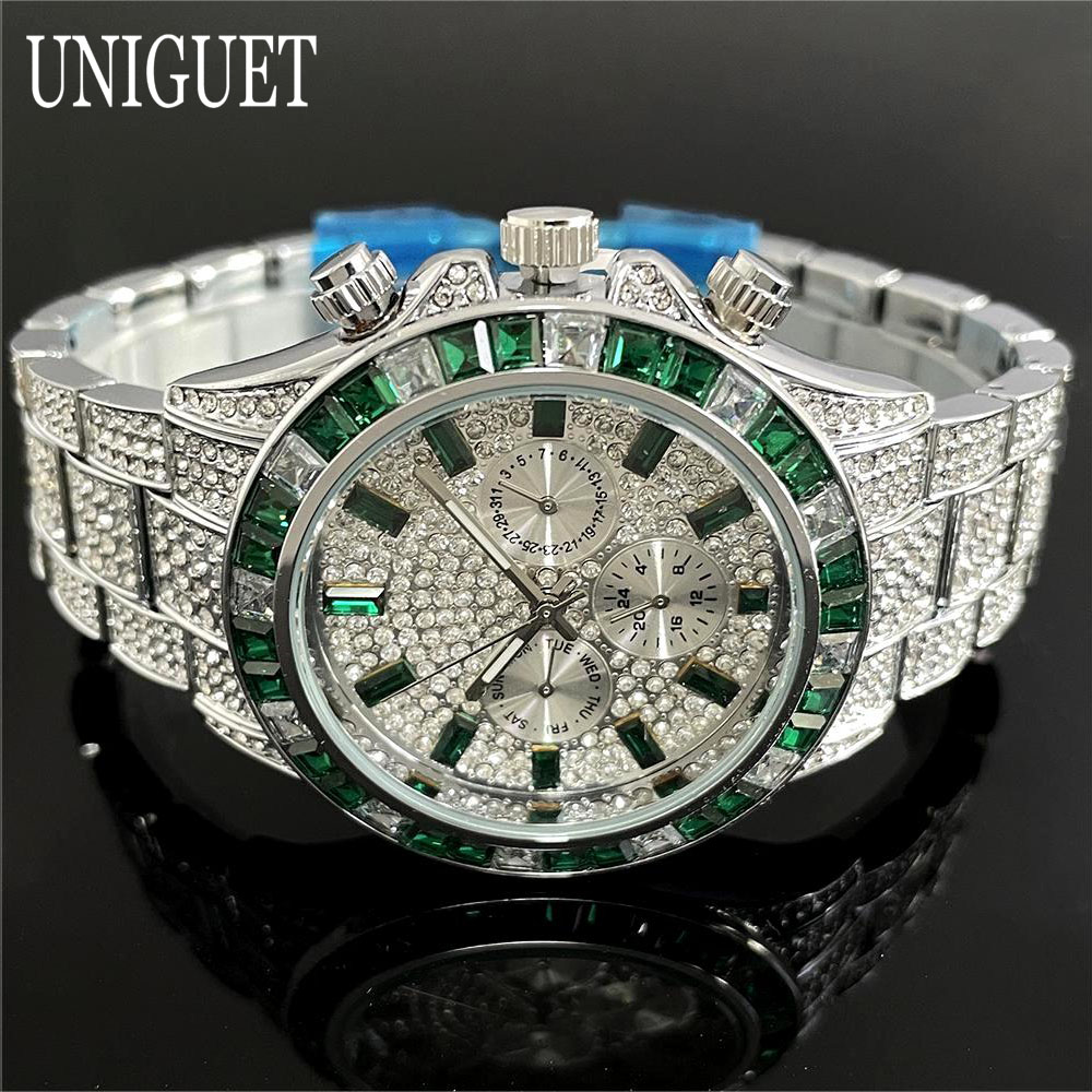 Heiße Mode Grüne Uhren Männer  – Luxury Watch Green Dial Bewertung und Preis