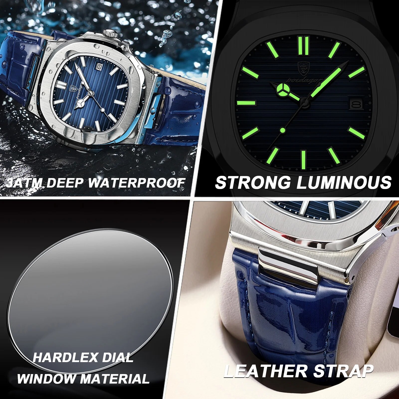POEDAGAR Top Luxus Platz Mann  – Luxury Watch Top 10 Bewertung und Preis