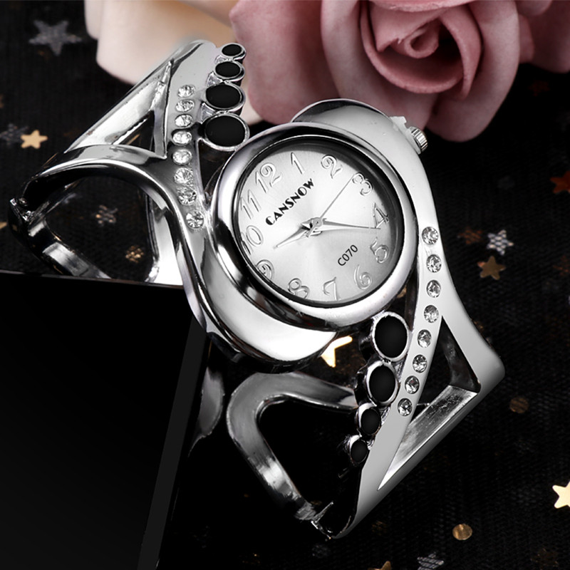 Frauen Armreif Armbanduhr Kris – Luxury Watch Diamond Bewertung und Preis