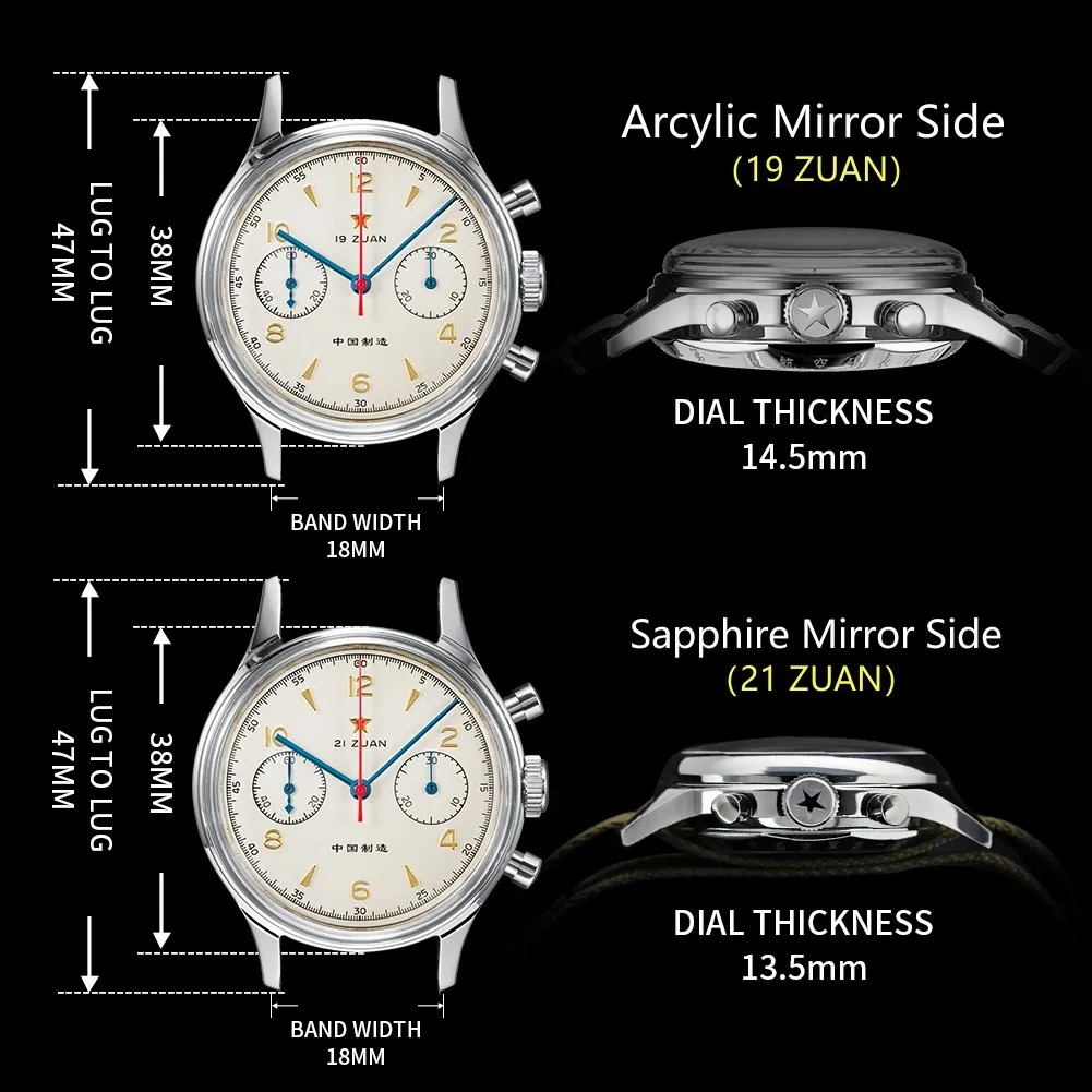 SEAKOSS 1963 Chronograph 40 mm – Chronograph Flyback Watch Bewertung und Preis